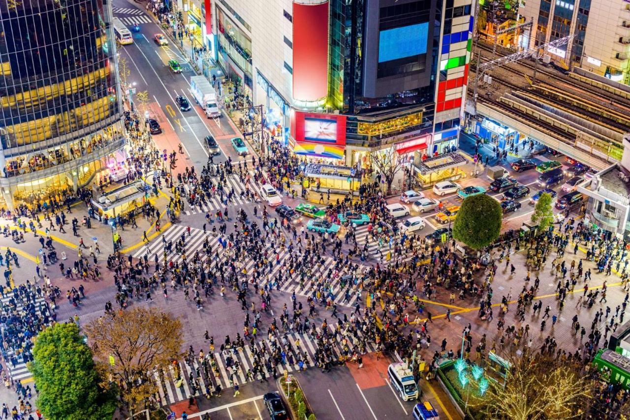 Ferienwohnung 涩谷中心 ! 涩谷十字路口 109 Shibuya Scramble Crossing 高速无限制网络#703 Präfektur Tokio Exterior foto